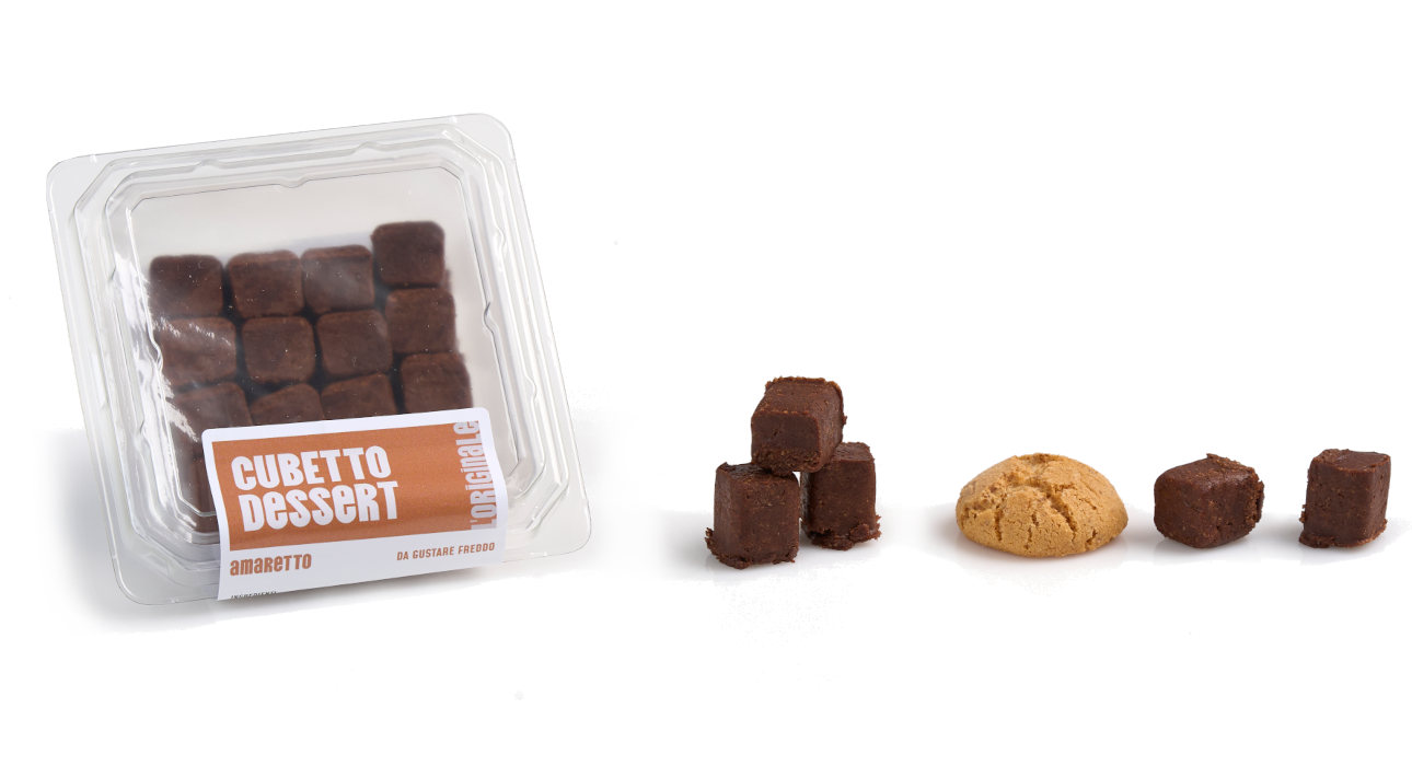 Calfra Cubetto Dessert mini dessert con cacao e amaretto