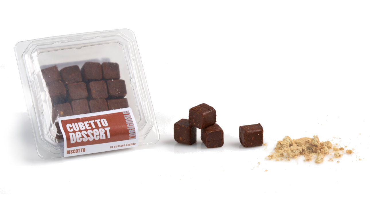 Calfra Cubetto desserti i mini dessert con cacao e biscotto