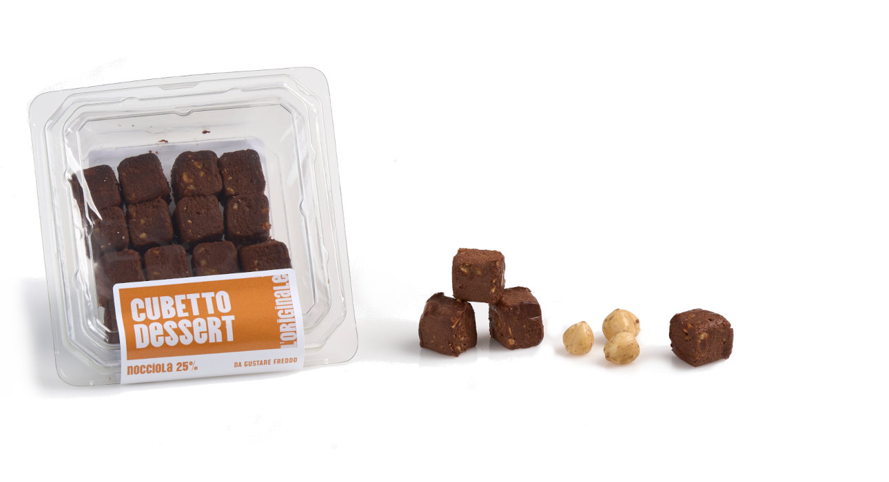  Cubetto Dessert mini dessert con cacao e nocciola